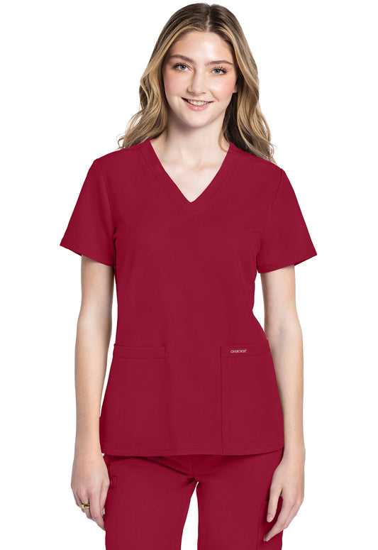 Women's V-Neck Top (CK953A)