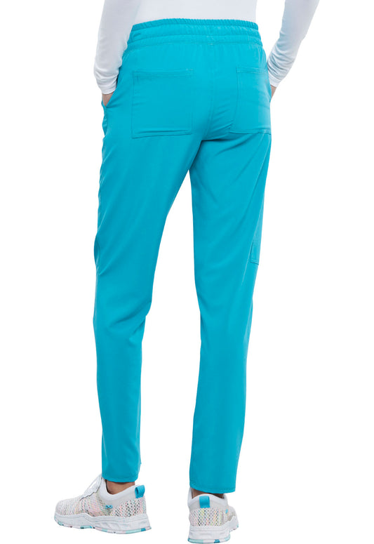 Women's Mid Rise Drawstring Tapered Leg Pant