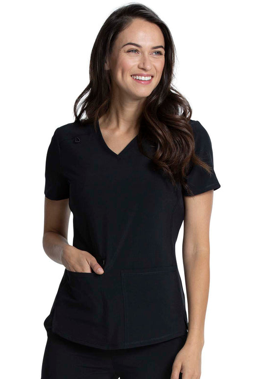 Women's 3-Pocket V-Neck Scrub Top (CKA685)