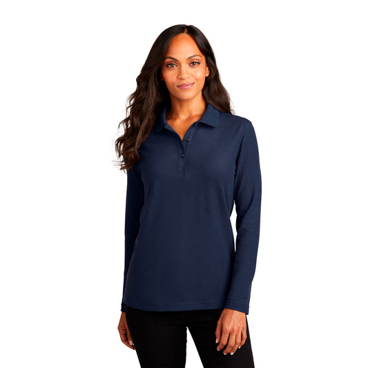 Women's Silk Touch™ Long Sleeve Polo