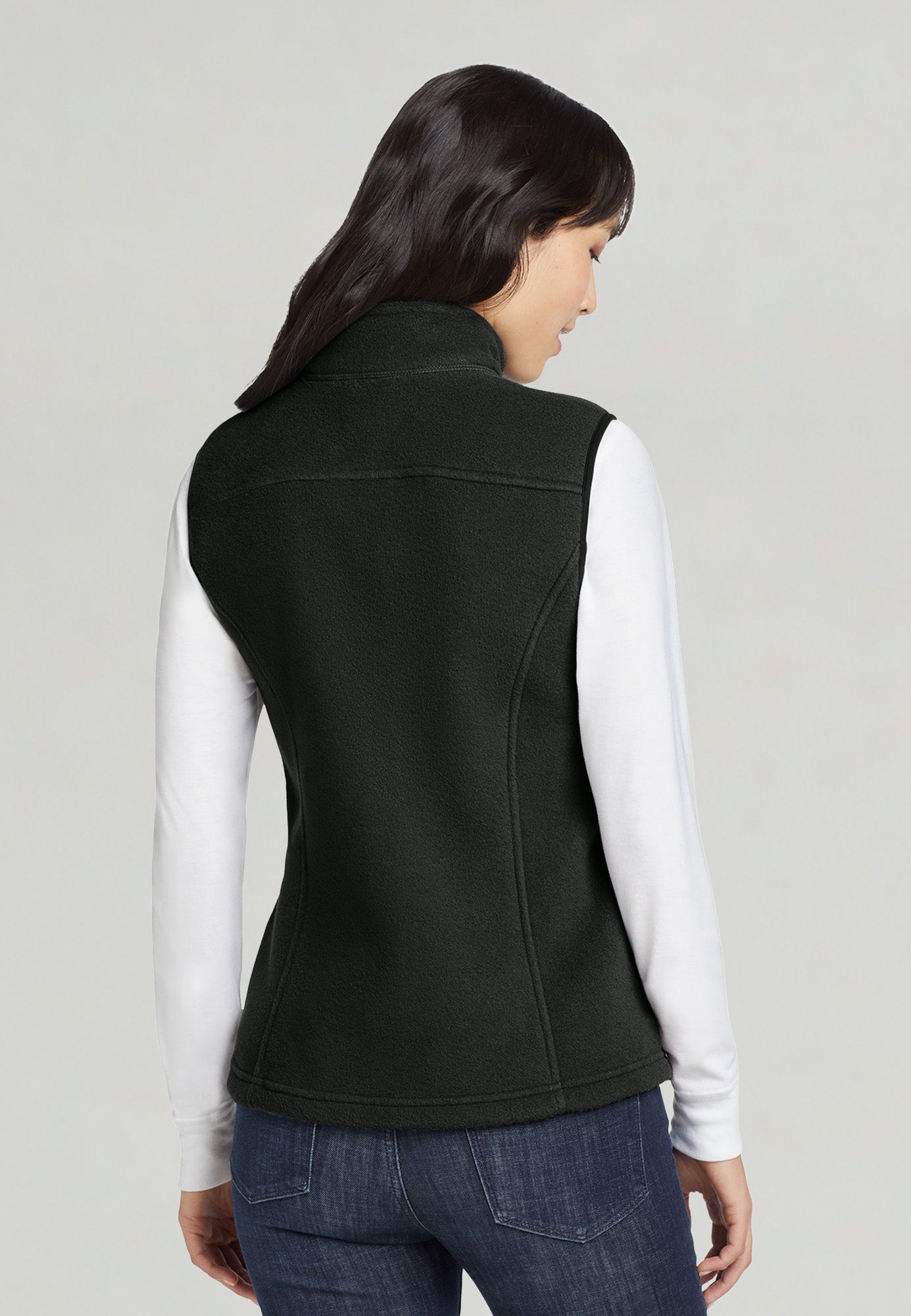 Women's Fleece Vest - EB205