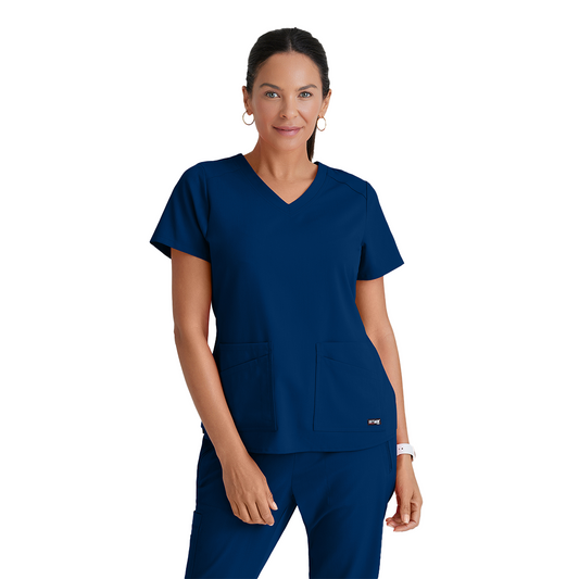 Women's Emma 4-Pocket V-Neck Top GRST011