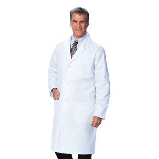 Fashion Seal Men's Knee Length Lab Coat