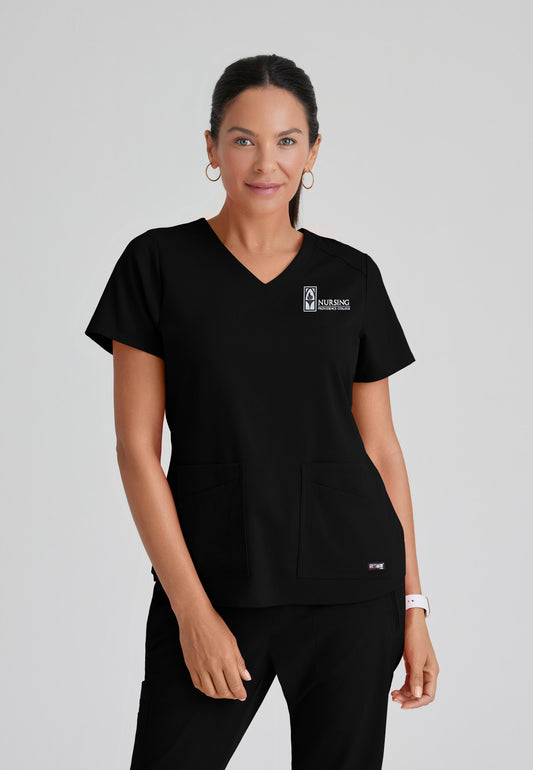 Women's Emma V-Neck Top - GRST011