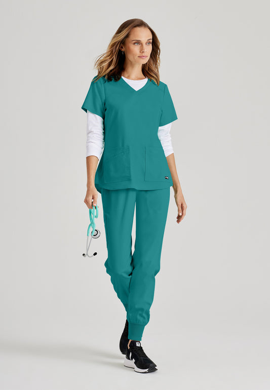 Women's Emma 4-Pocket V-Neck Top (GRST011)