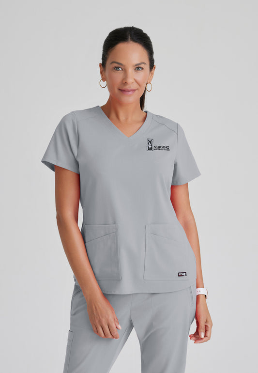 Women's Emma V-Neck Top - GRST011