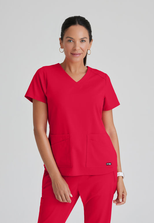 Women's Emma 4-Pocket V-Neck Top (GRST011)