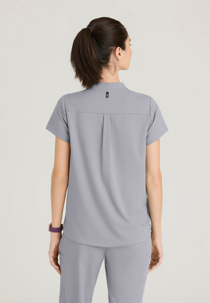 Women's Avery 2-Pocket Banded Collar Top