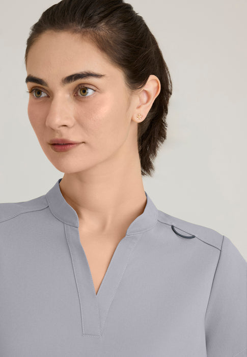 Women's Avery 2-Pocket Banded Collar Top