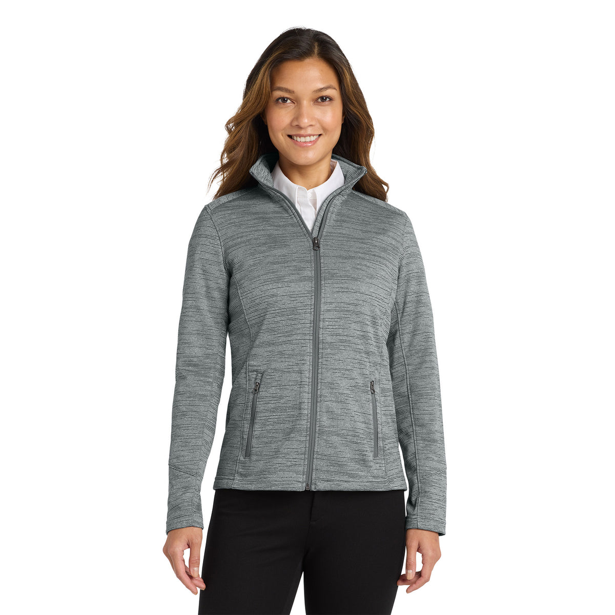 Women's Digi Stripe Fleece Jacket L231