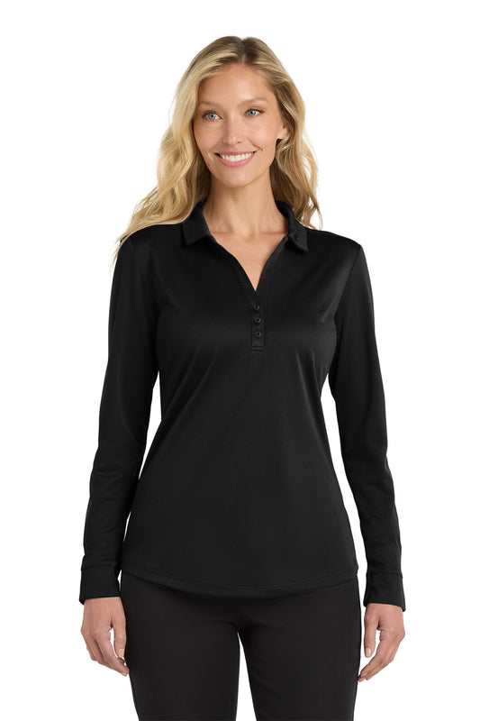 Port Authority® Women's Silk Touch™ Performance Long Sleeve Polo
