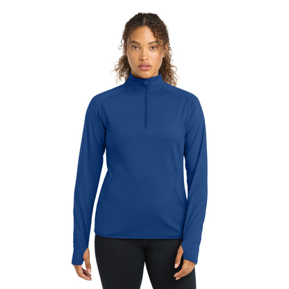 Ladies Sport-Wick® Stretch 1/4-Zip Pullover