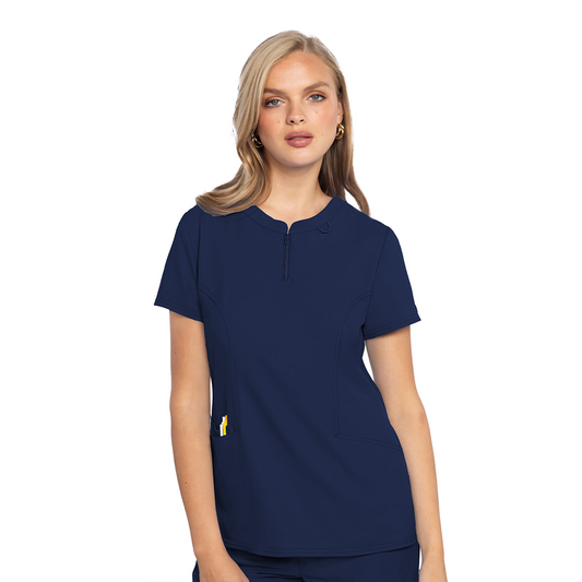 Women's Zip Front Henley Top