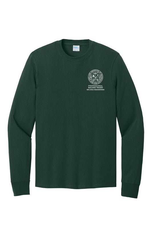 NEIT Welding Engineering Adult Core Cotton Dark Green Long Sleeve Tee