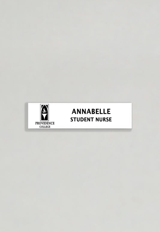 Providence College School of Nursing Name Badge