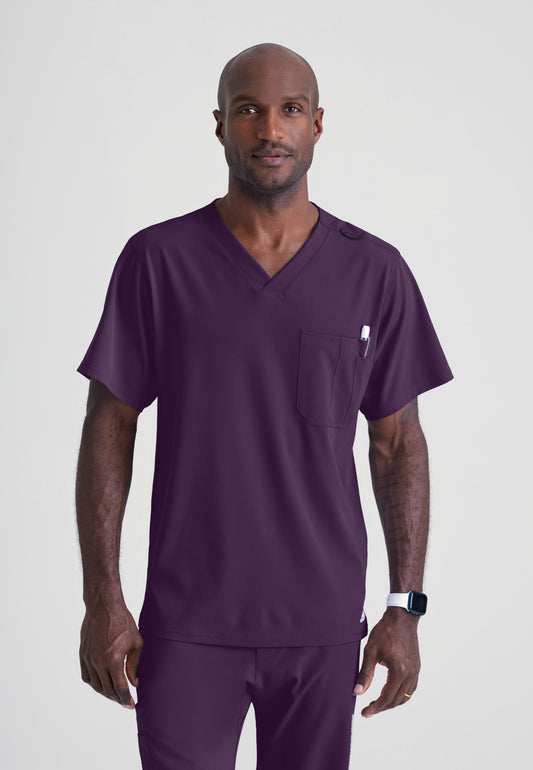 Men's Structure 1-Pocket V-Neck Tuck-In Top (SK0112)