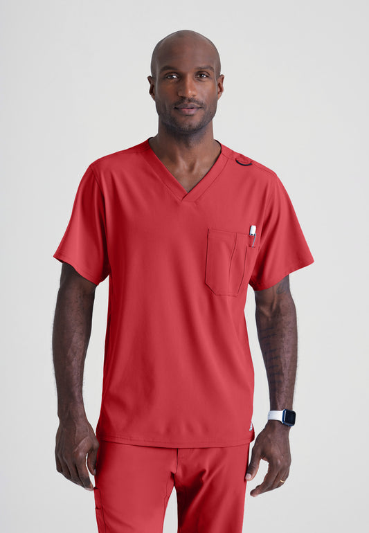 Men's Structure 1-Pocket V-Neck Tuck-In Top (SK0112)