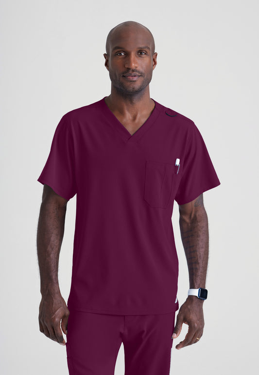 Men's Structure 1-Pocket V-Neck Tuck-In Top (SK0112)