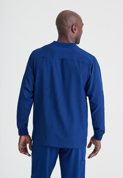 Skechers™ By Barco SK0408 Men's Structure 3-Pocket Crewneck Warmup Scrub Jacket