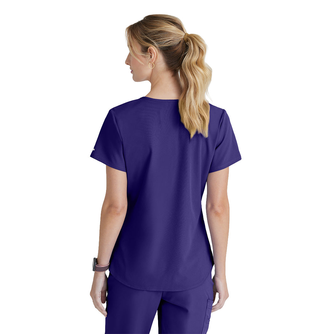 Women's Breeze Curved V-Neck Top - SK101