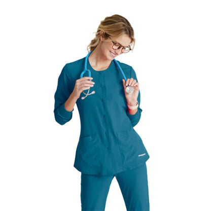 Women's Stability Warm-Up Scrub Jacket SK401