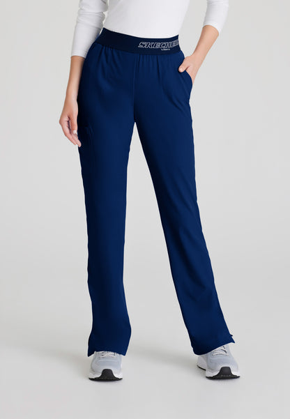 Skechers™ By Barco SK202 Women's Breeze 3-Pocket Mid-Rise Straight-Leg Pant