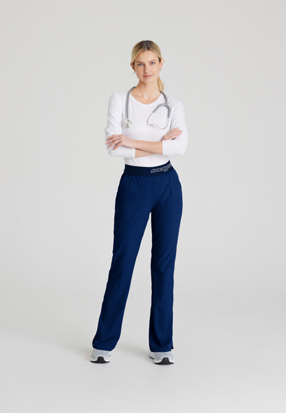 Skechers™ By Barco SK202 Women's Breeze 3-Pocket Mid-Rise Straight-Leg Pant