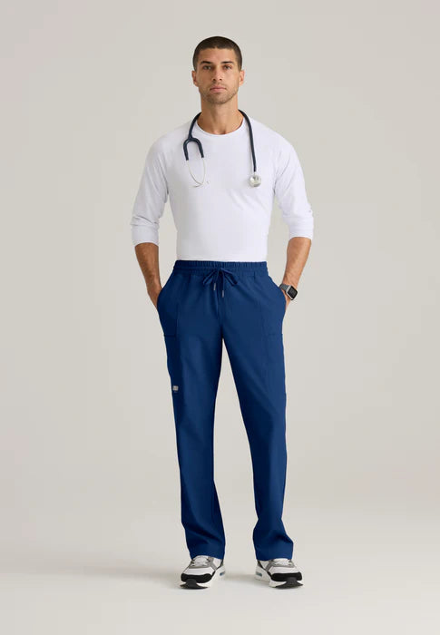 Men's Compass 5-Pocket Elastic Waistband Straight Leg Pant (SKP718)
