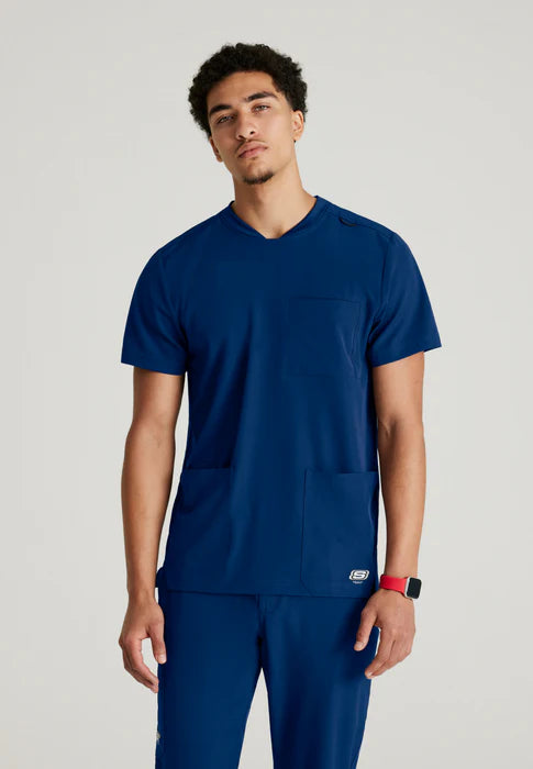 Men's Thesis 3-Pocket Round Neck Scrub Top (SKT193)