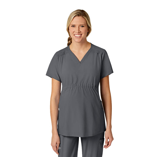 Women's Maternity V-Neck Scrub Top