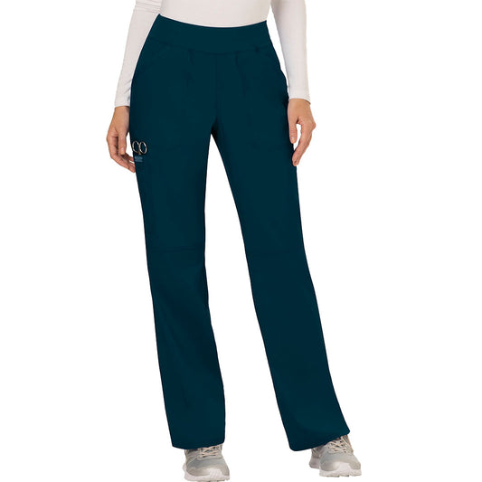 Women's Mid Rise Straight Leg Pull-On Pant WW110