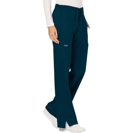 Women's Mid Rise Moderate Flare Drawstring Pant WW120