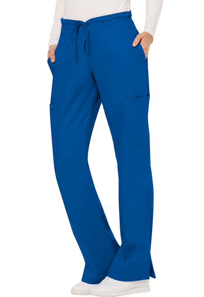 Women's Mid Rise Moderate Flare Drawstring Pant