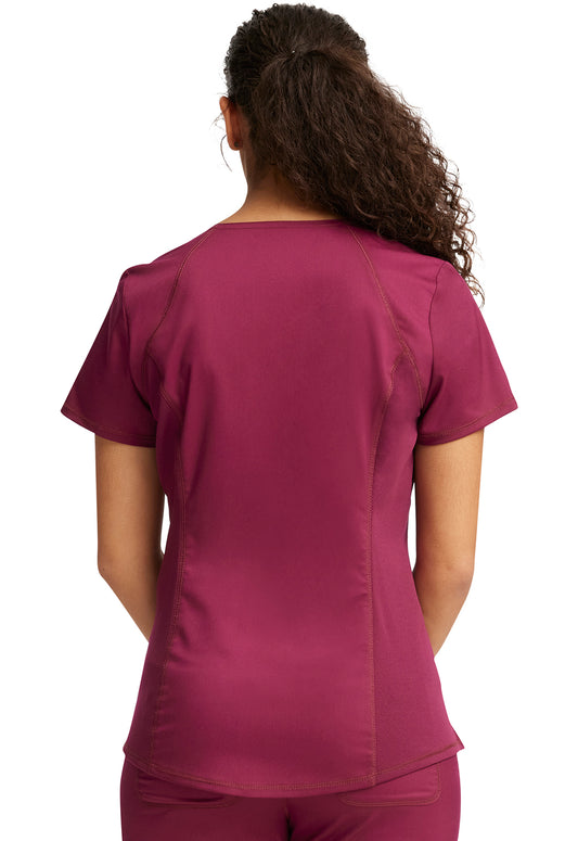 Women's 2 Pocket V-Neck Top WW601