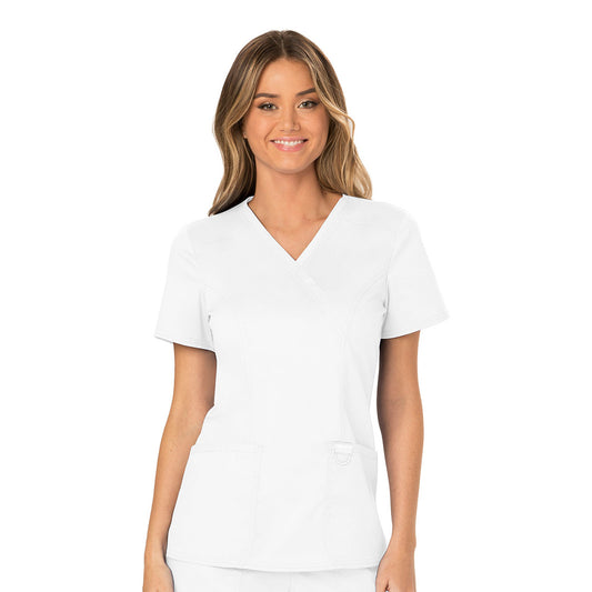 Women's 3 Pocket Mock Wrap Top WW610