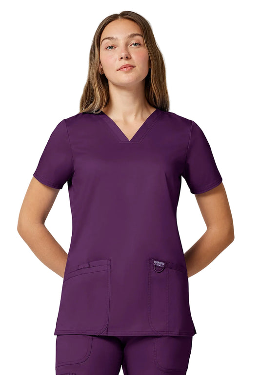 Women's 3 Pocket V-Neck Top (WW620)