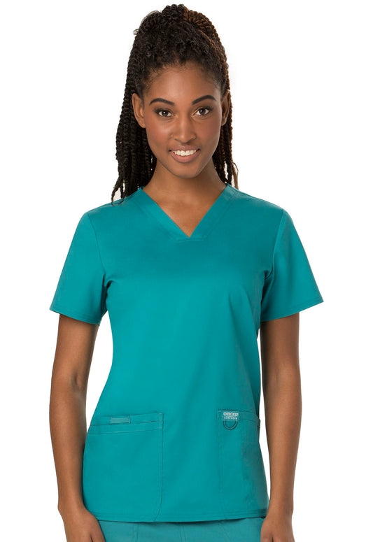 Women's 3-Pocket V-Neck Top (WW620)