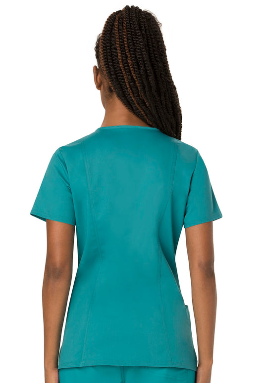 Women's 3-Pocket V-Neck Top (WW620)