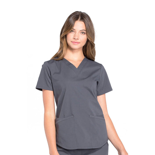 Women's 3 Pocket Ultra Soft V-Neck Top WW665