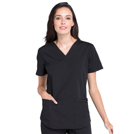 Women's 3 Pocket Ultra Soft V-Neck Top WW665