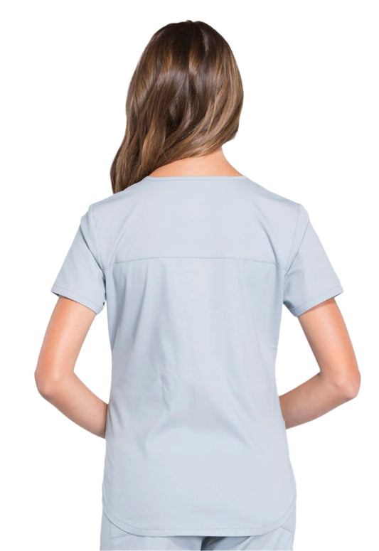 Women's 3-Pocket Ultra Soft V-Neck Top (WW665)