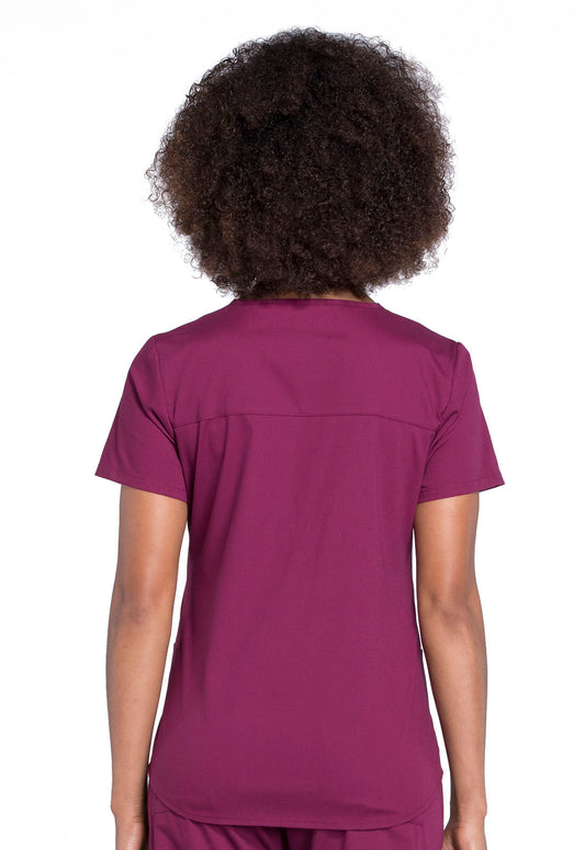 Women's 3-Pocket Ultra Soft V-Neck Top (WW665)