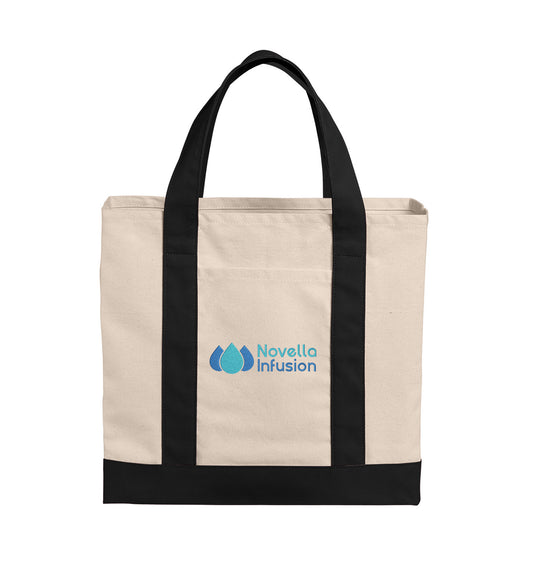 Port Authority® Cotton Canvas Two-Tone Tote BG429