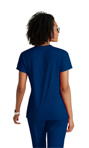 Barco One Performance Knit Women's 2 Pocket V-neck Top