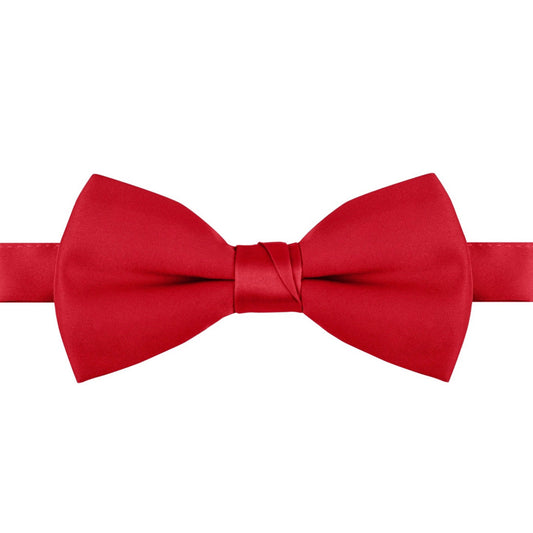 2" Adjustable-Band Red Bowtie