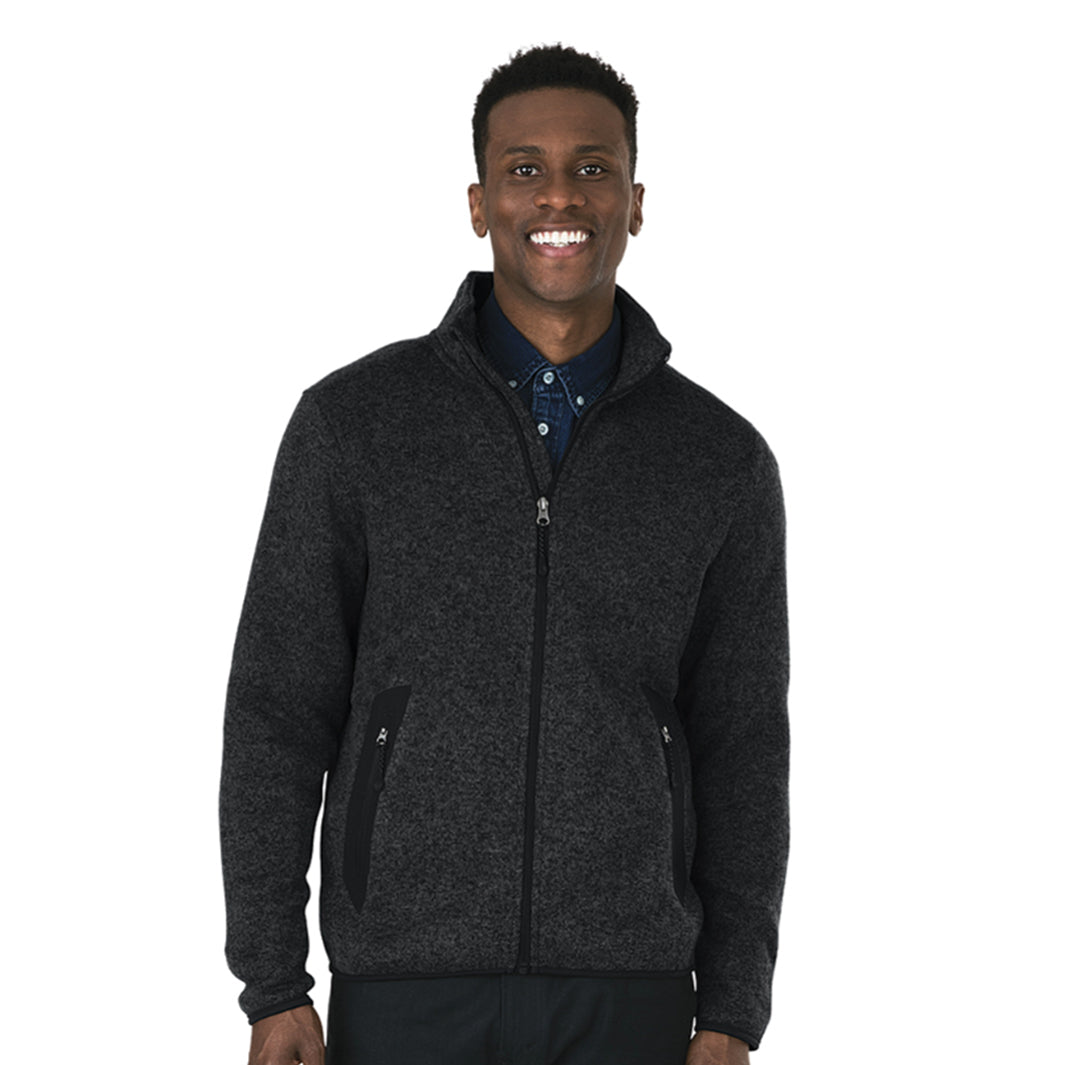 Men's Heathered Fleece Jacket – AU Teams