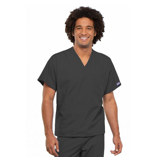 Unisex 1 Pocket V-Neck Tunic