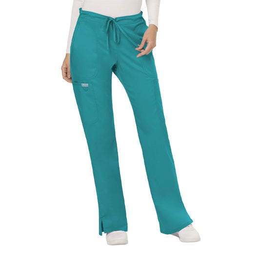 Women's Mid Rise Moderate Flare Drawstring Pant