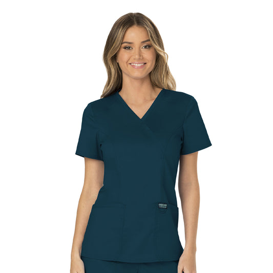 Women's 3-Pocket Mock Wrap Top