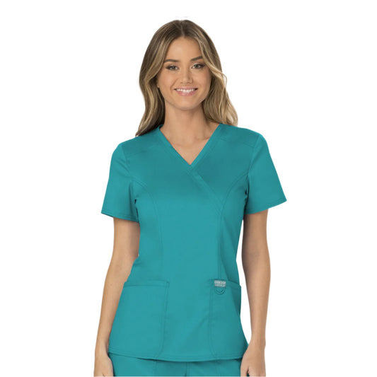 Women's 3-Pocket Mock Wrap Top